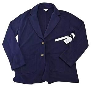 Caslon Woman's Double Button PeaCoat Size L